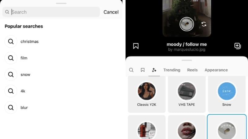 Cách tìm filter Instagram mới đơn giản