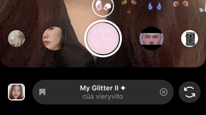 Filter My Glitter II / Triple Bling mang lại hiệu ứng kim tuyến dịu nhẹ, lãng mạn