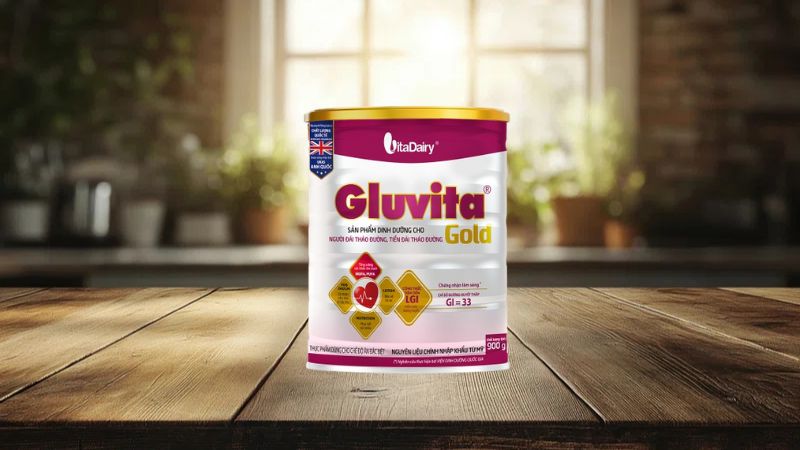 Sữa Gluvita Gold là sữa bột dành cho người lớn tuổi mắc đái tháo đường hoặc tiền đái tháo đường