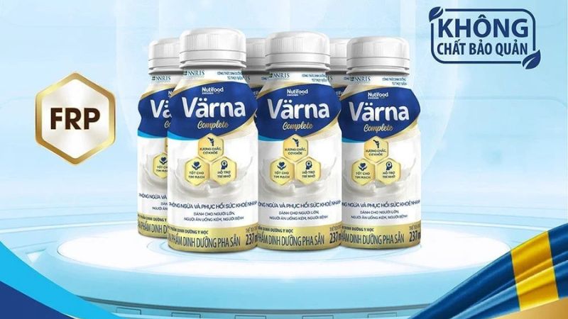 Sữa Nutifood Varna Complete ngăn ngừa loãng xương, hỗ trợ trí nhớ, ổn định huyết áp, bảo vệ tim mạch