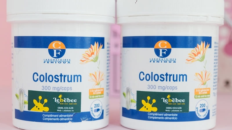 Fenioux Colostrum 200 viên cung cấp kháng thể và yếu tố tăng trưởng, hỗ trợ thể lực