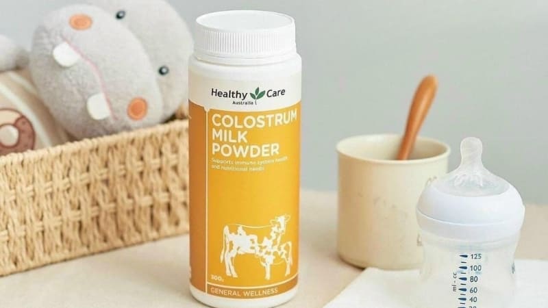 Colostrum Milk Powder Healthy Care tăng sức đề kháng, phù hợp cho cả trẻ nhỏ, người già