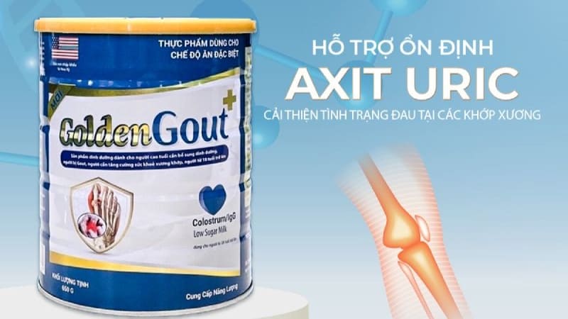Sữa non Golden tăng sức đề kháng, tốt cho tiêu hóa và phù hợp người hay ốm vặt