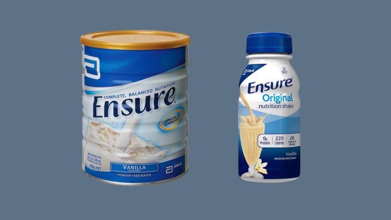 Lợi ích của sữa Ensure đối với sức khỏe