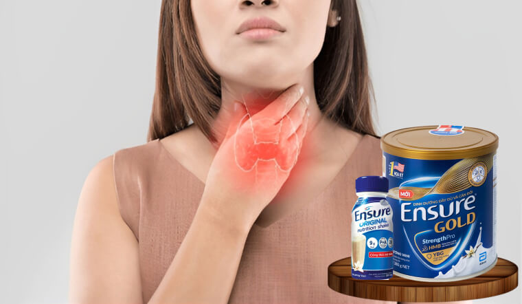 Người bị tuyến giáp có uống được sữa Ensure không?