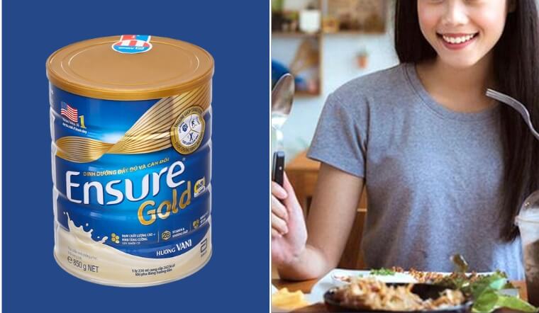 Uống sữa Ensure thay bữa ăn: Nên hay Không nên?