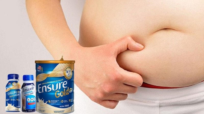 Ensure chứa nhiều năng lượng, không phù hợp cho người đang giảm cân