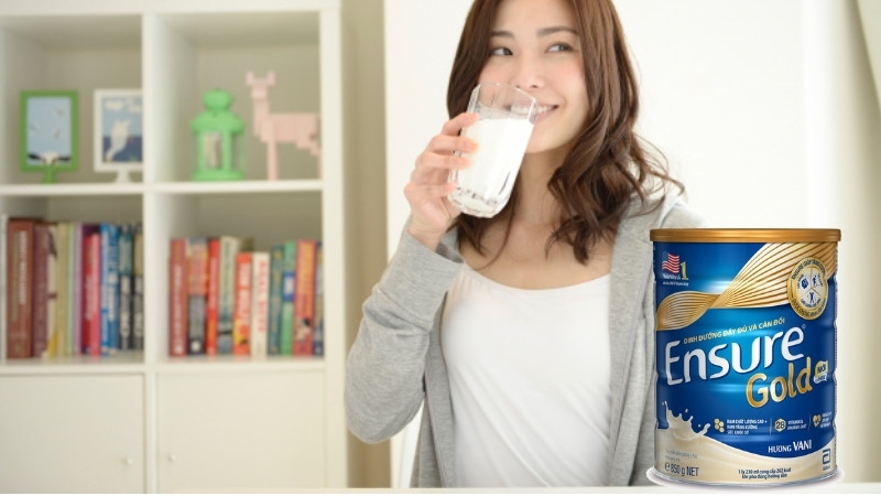 Sữa Ensure sau khi mở nắp chỉ nên dùng trong 48 giờ