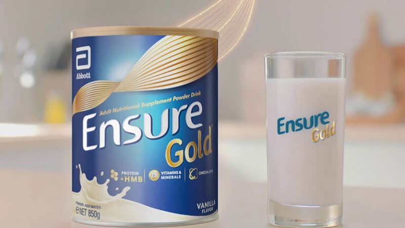 Sữa Ensure 1 ngày uống mấy ly