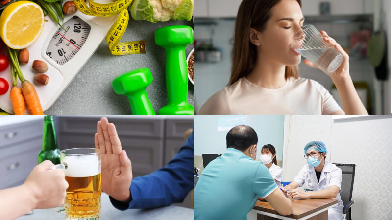 Chế độ ăn uống và sinh hoạt và kiểm soát bệnh gout