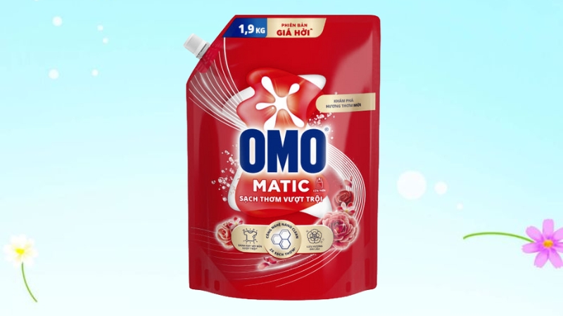 OMO là thương hiệu giặt tẩy lâu đời được tin dùng tại hơn 80 quốc gia trên thế giới