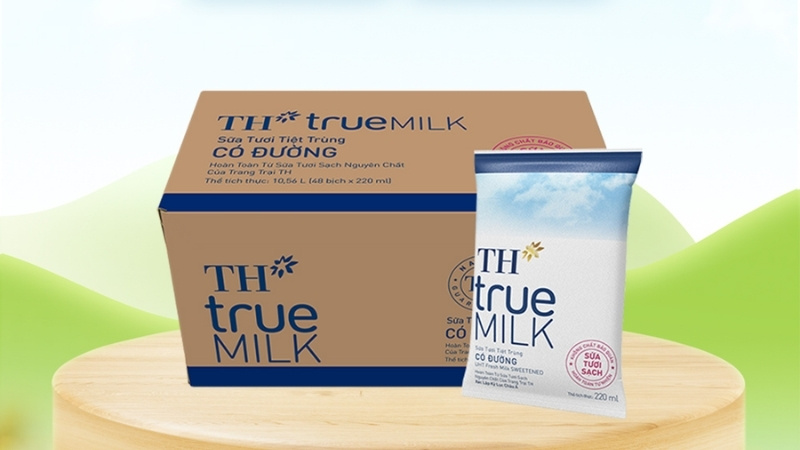 Sữa TH milk bịch mang lại nhiều dưỡng chất cần thiết cho sức khoẻ con người