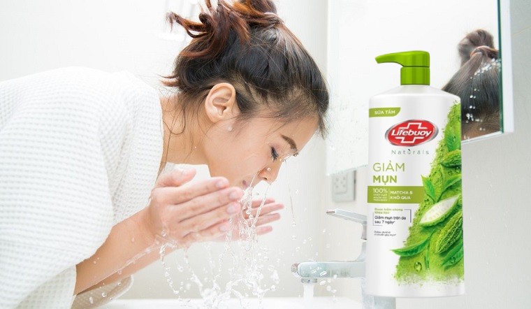 Sữa tắm Lifebuoy khổ qua có rửa mặt được không?