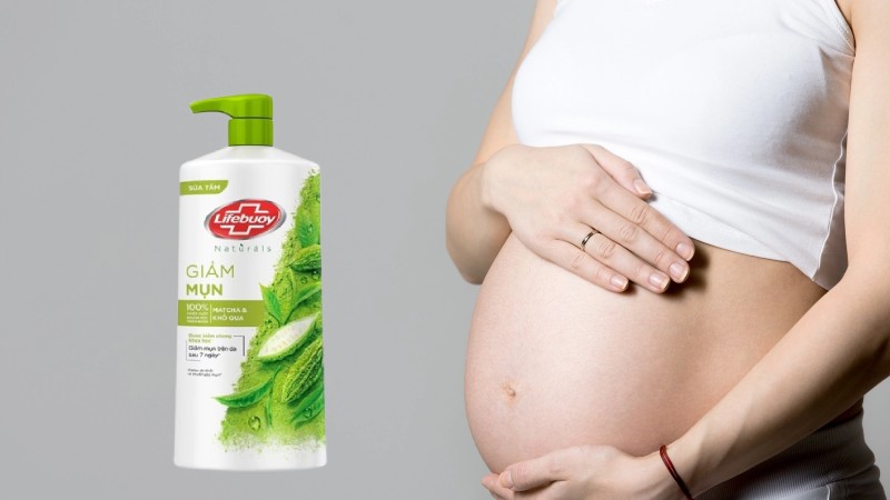 Sữa tắm Lifebuoy khổ qua có thể dùng có mẹ bầu nhưng nên hạn chế