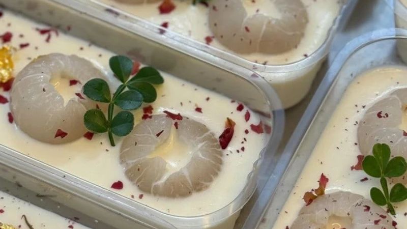 Thưởng thức món khúc bạch vải thiều