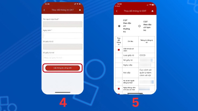 Nhập số giấy tờ mới