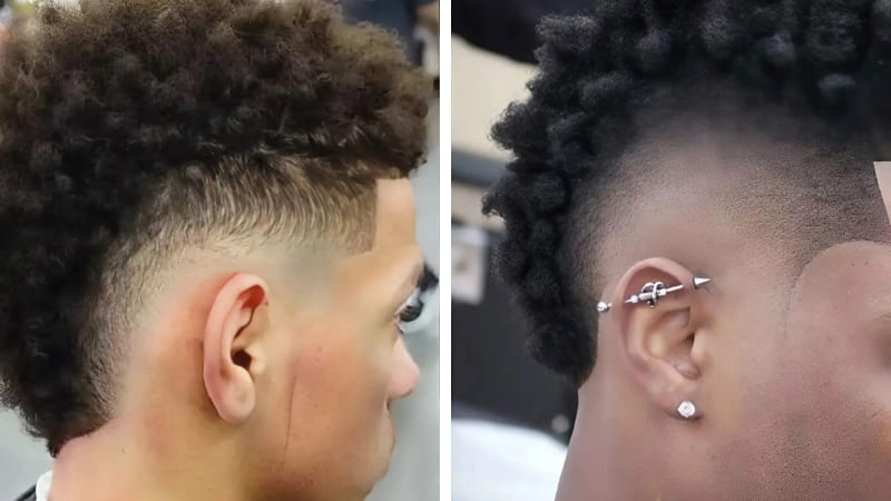 Tóc Premlock Mullet kết hợp cùng kẻ line hoặc fade tạo nên phong cách nổi bật