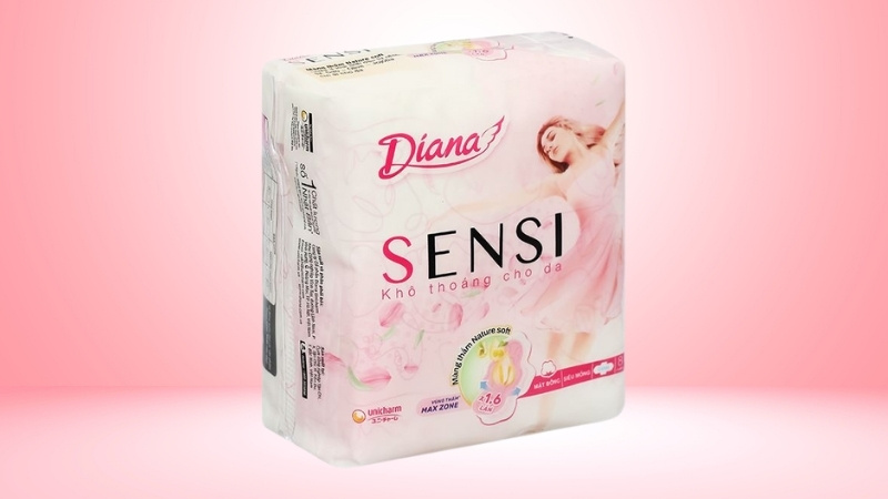 Băng vệ sinh ban ngày Diana Sensi khô thoáng siêu mỏng có tốt không?