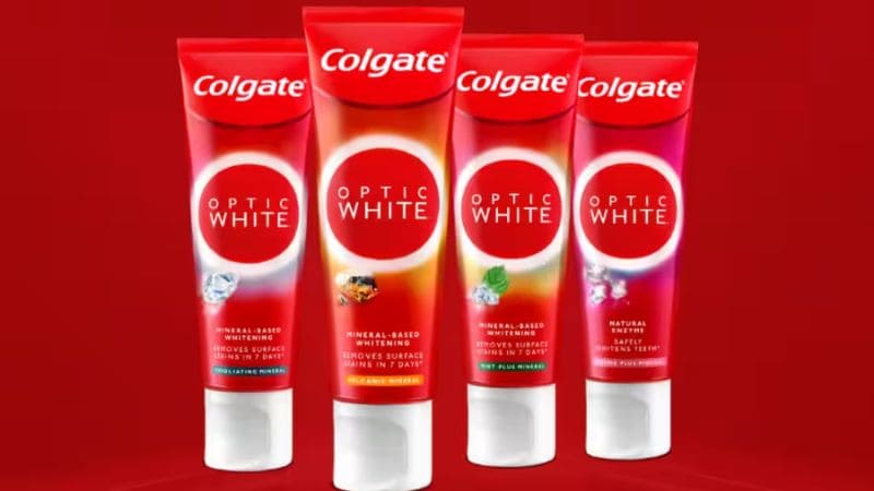 Colgate Optic White làm trắng răng rõ rệt sau 3 ngày