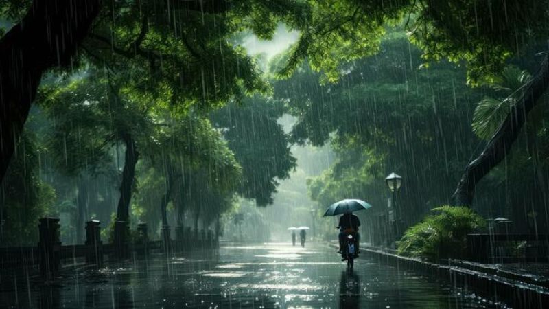 Đêm Thất Tịch mưa, tình nhân gặp gỡ dưới trời