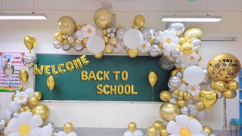Lưu ý khi trang trí lớp học ngày khai giảng