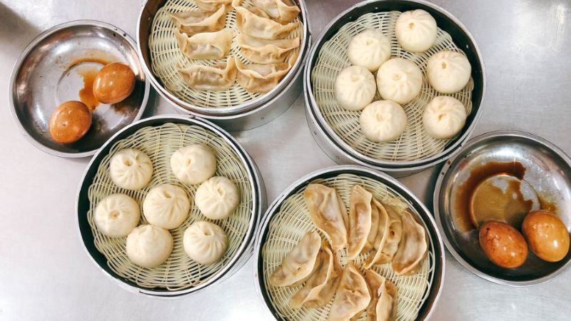 Bánh bao và há cảo
