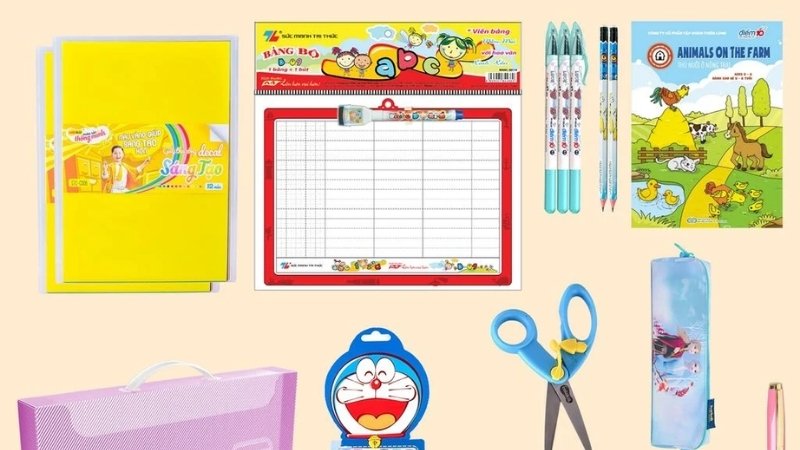 Hộp bút gọn gàng giúp trẻ dễ dàng cất giữ và tìm đồ dùng khi cần