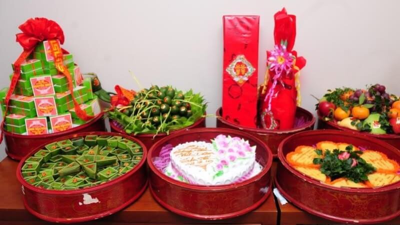 Ý nghĩa của bánh trong mâm lễ ăn hỏi, đám cưới Ý nghĩa của bánh trong mâm lễ ăn hỏi, đám cưới