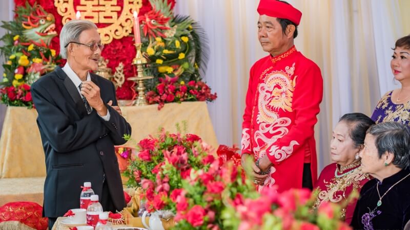 Bài phát biểu của đại diện nhà gái