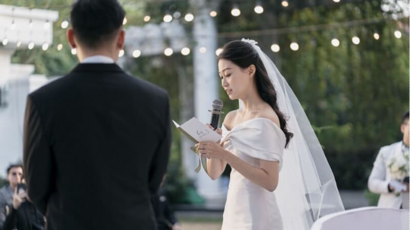 Mẫu bài phát biểu của cô dâu
