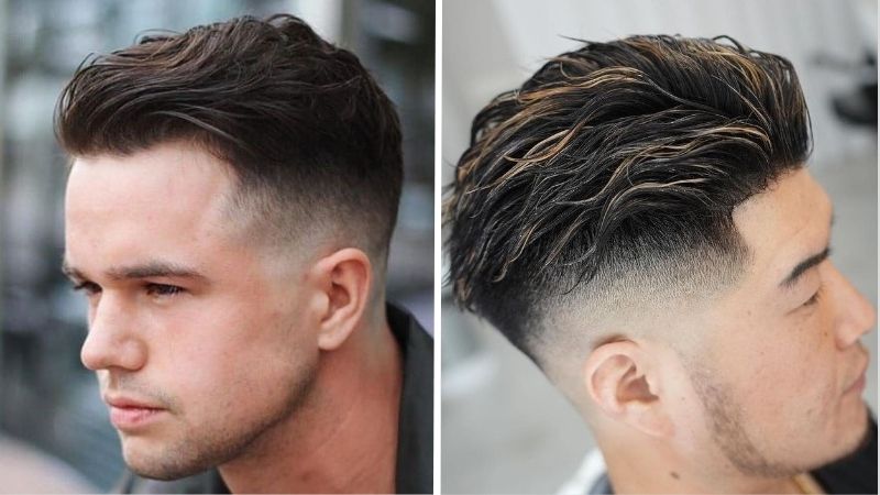 Tóc wavy nam kiểu slick back