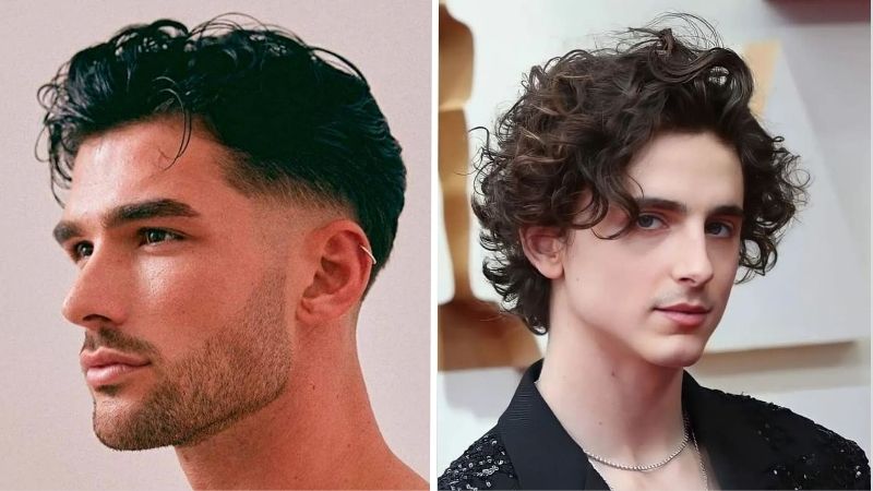 Tóc wavy nam có thể giữa được từ 2 - 4 tháng
