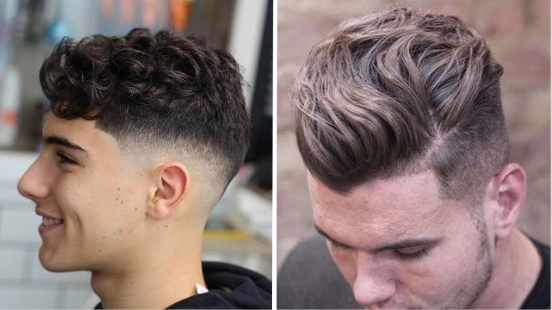 Tóc wavy nam undercut