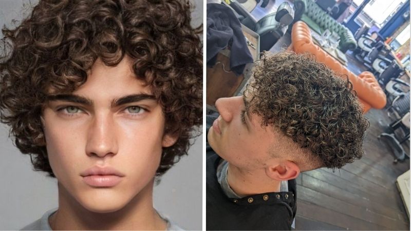Tóc Wavy uốn cho nam