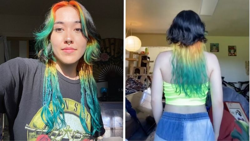 Tóc Jellyfish nữ vểnh đuôi