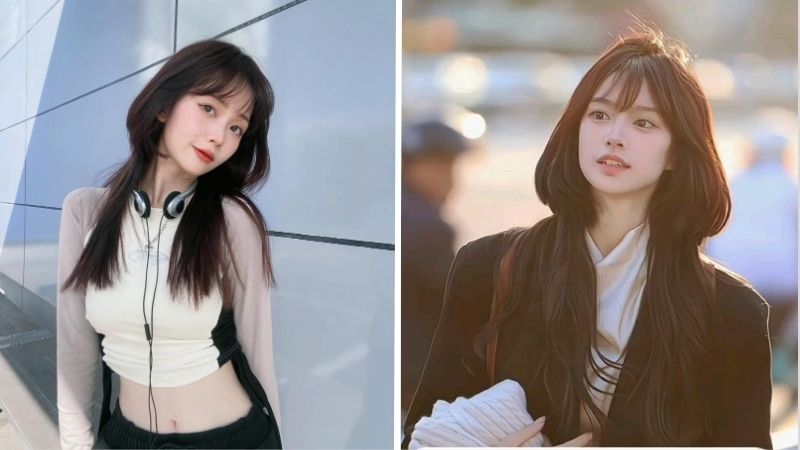Tóc con sứa mái thưa