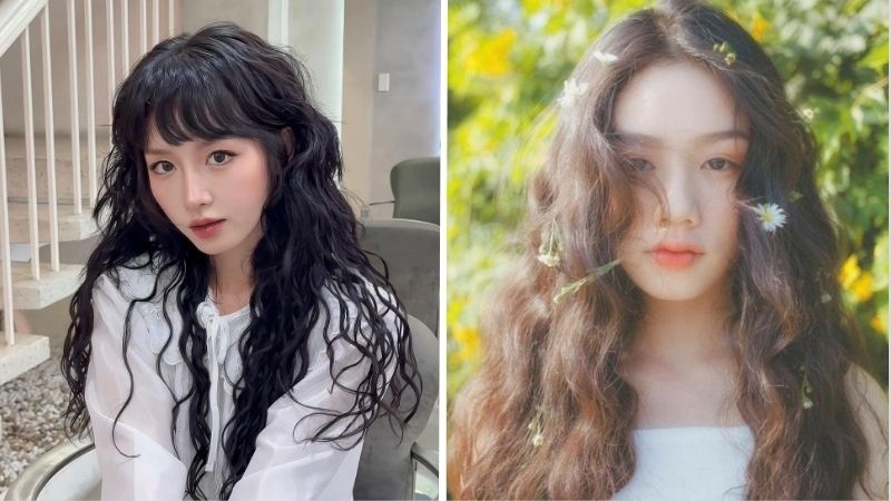 Tóc Jelly Perm là kiểu tóc uốn xoăn nhẹ với lọn tóc mềm mại, bồng bềnh như thạch