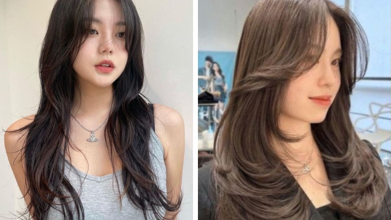 Tóc butterfly dáng dài nữ tính mang đến diện mạo mềm mại và duyên dáng