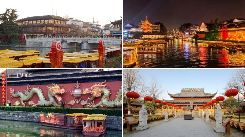 Miếu Khổng Tử (Phu Tử Miếu) và sông Tần Hoài
