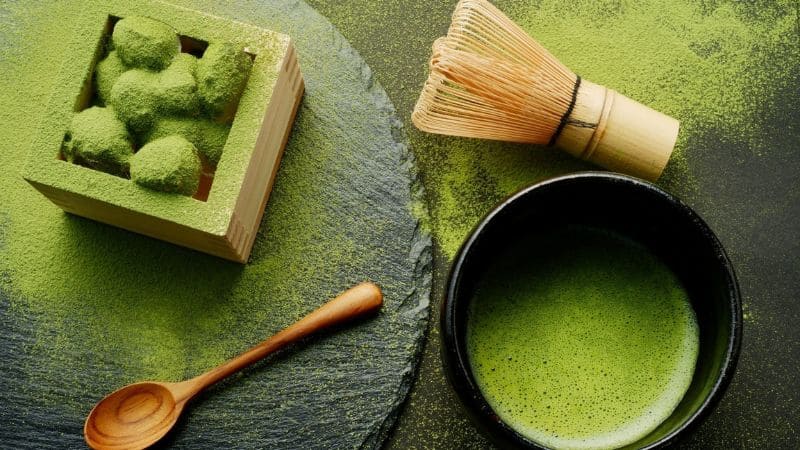 Uji matcha có kết cấu siêu mịn, vị umami sâu lắng