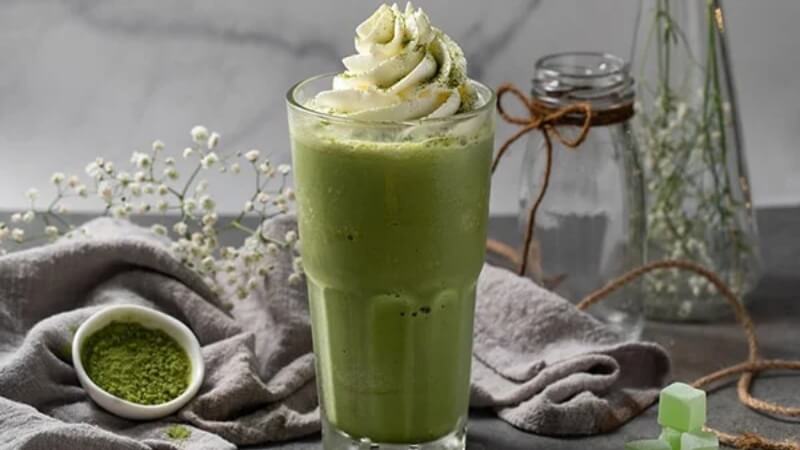 Matcha aki dùng để pha chế đồ uống