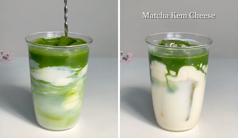 Thử làm matcha kem cheese béo thơm, giải nhiệt