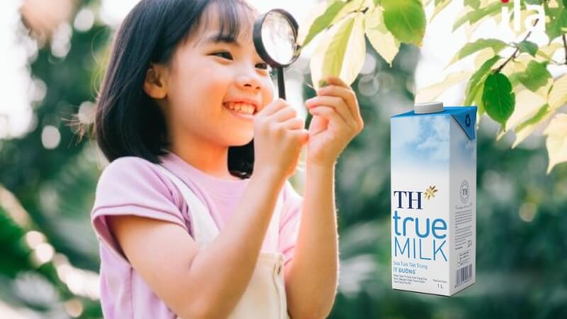 Sữa TH ít đường phù hợp cho bé từ 1 tuổi trở lên