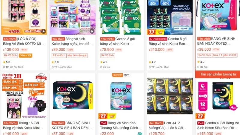 Ưu tiên chọn các gian hàng chính hãng, có biểu tượng xác minh và nhiều lượt mua uy tín