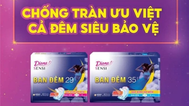 Diana Super Night thấm hút vượt trội, bảo vệ cho nữ giới