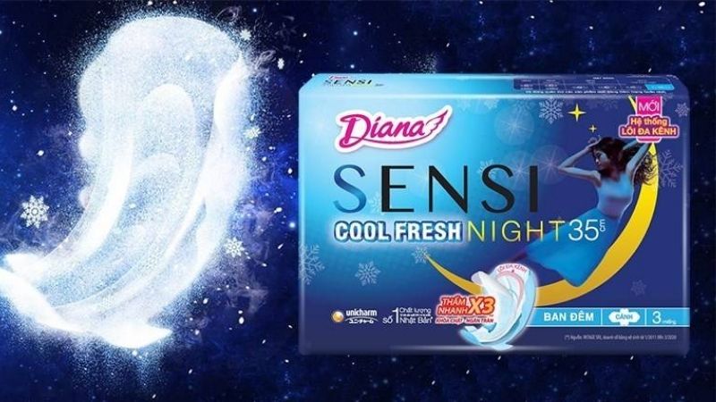 Diana Cool Fresh bạc hà tươi mát, êm dịu cho nàng