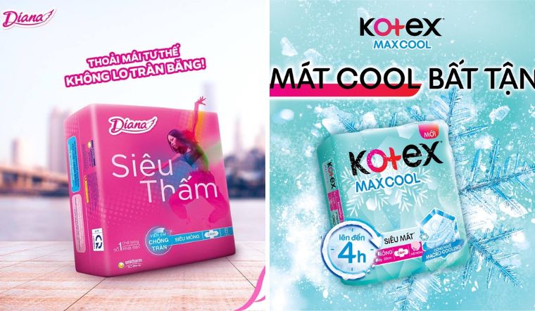 Nên dùng Kotex hay Diana? So sánh chi tiết và tìm ra lựa chọn hoàn hảo cho bạn