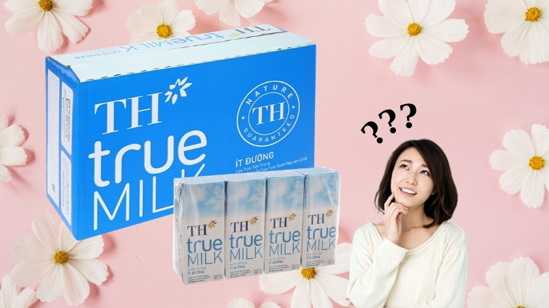 Thông tin chi tiết về sản phẩm sữa tươi TH True Milk ít đường 180ml