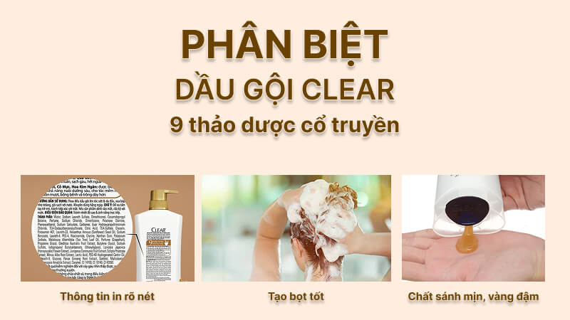 Một số cách phân biệt nhanh dầu gội thật hay giả