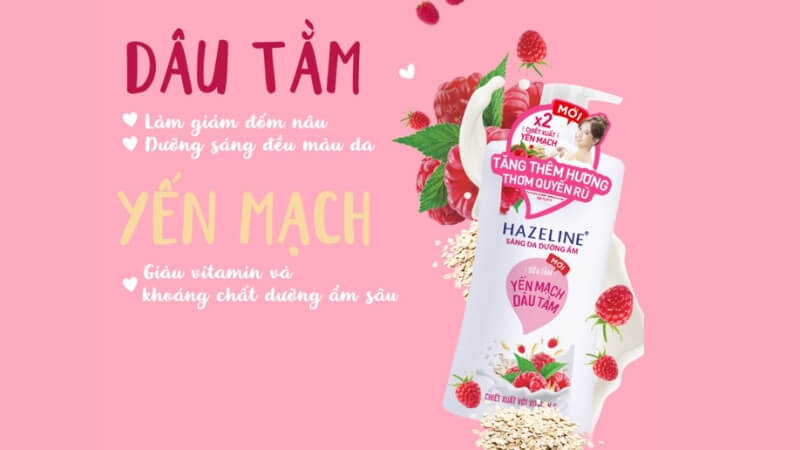 Cách phân biệt sữa tắm Hazeline Yến mạch Dâu tằm thật giả?
